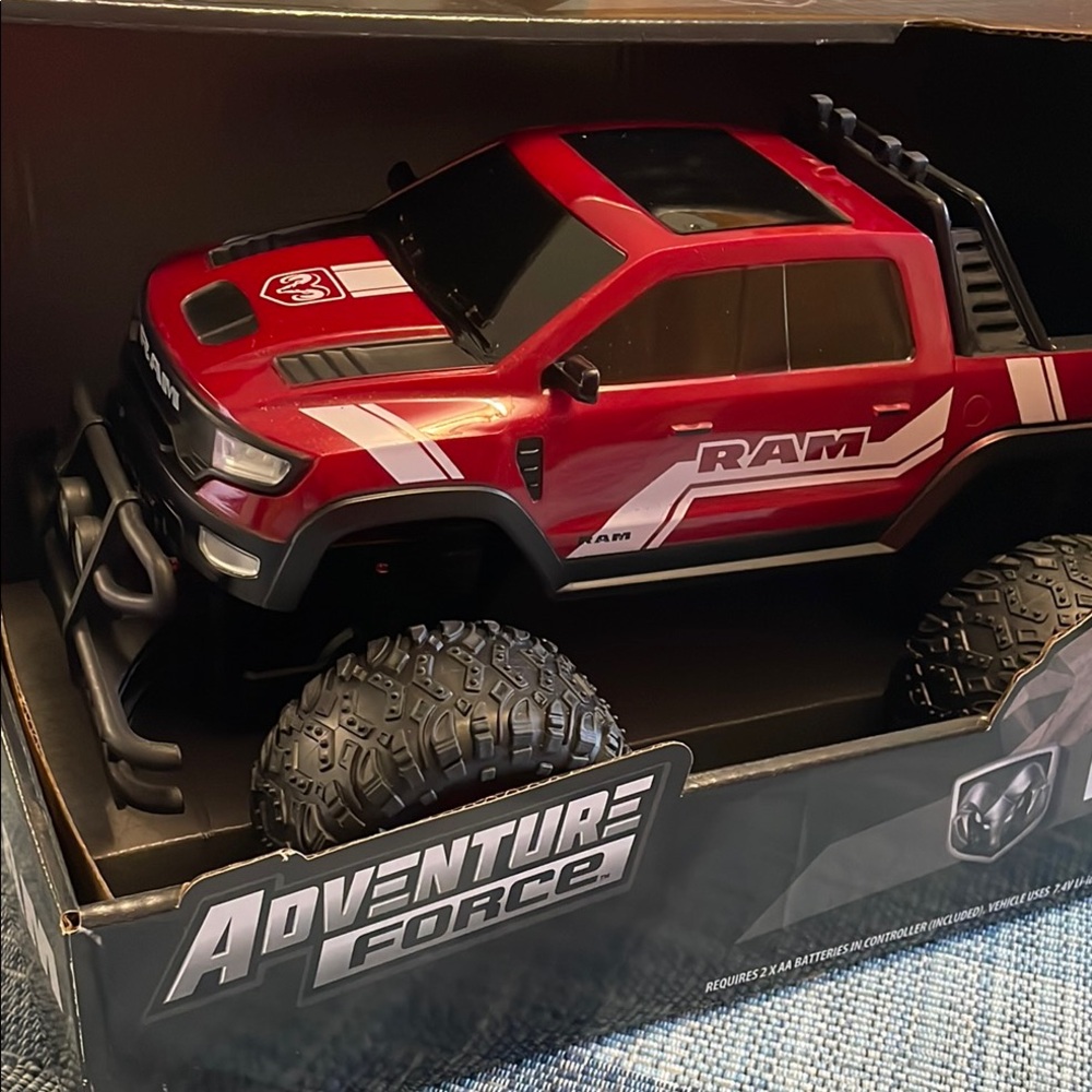 RAM Red RC Monster Truck